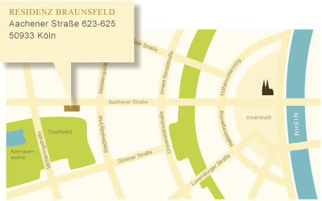 Residenz Braunsfeld - Karte